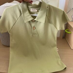 Kids Green Polo Shirt